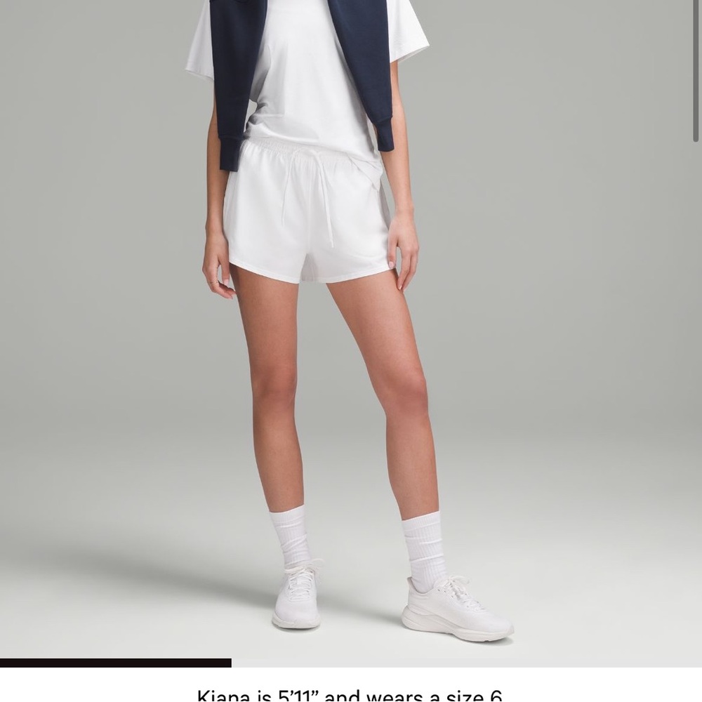 Lululemon court rival high-rise shorts 3 in